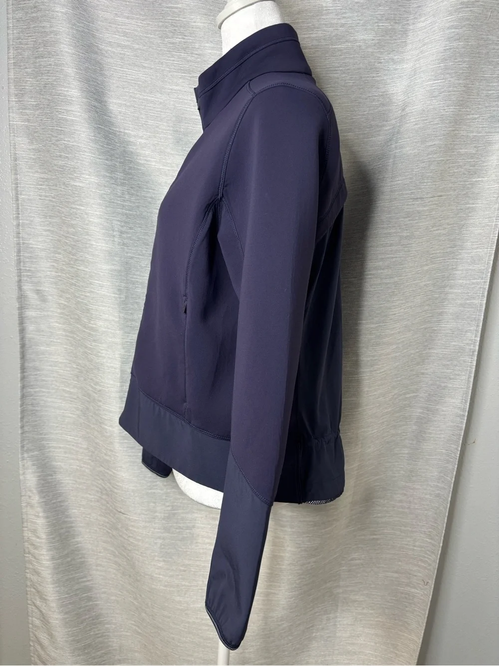 lululemon athletica blue Zip-Up Bomber Jacket